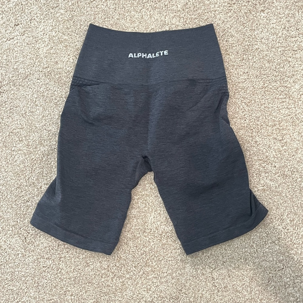 Alphalete Charcoal Biker Shorts